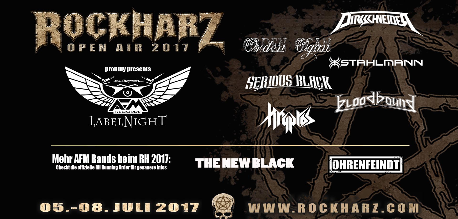 AFM Labelnight on Rockharz festival!