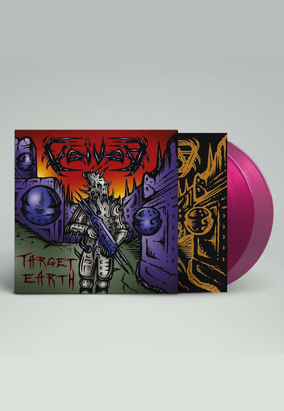 Voivod - Target Earth Ltd. Magenta - Colored 2 Vinyl | Neutral-Image