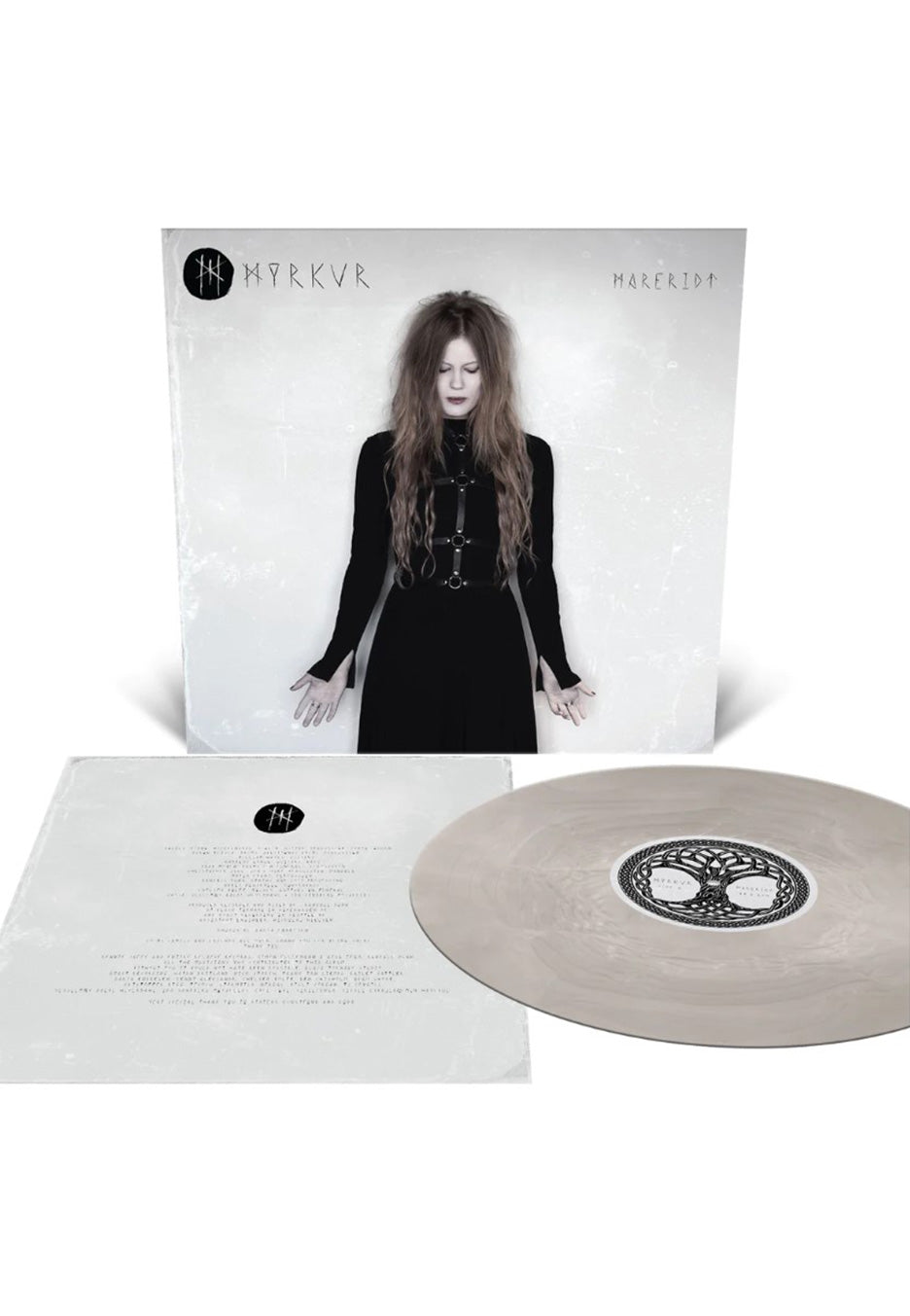 Myrkur - Mareridt Silver and Clear - Marbled Vinyl | Neutral-Image