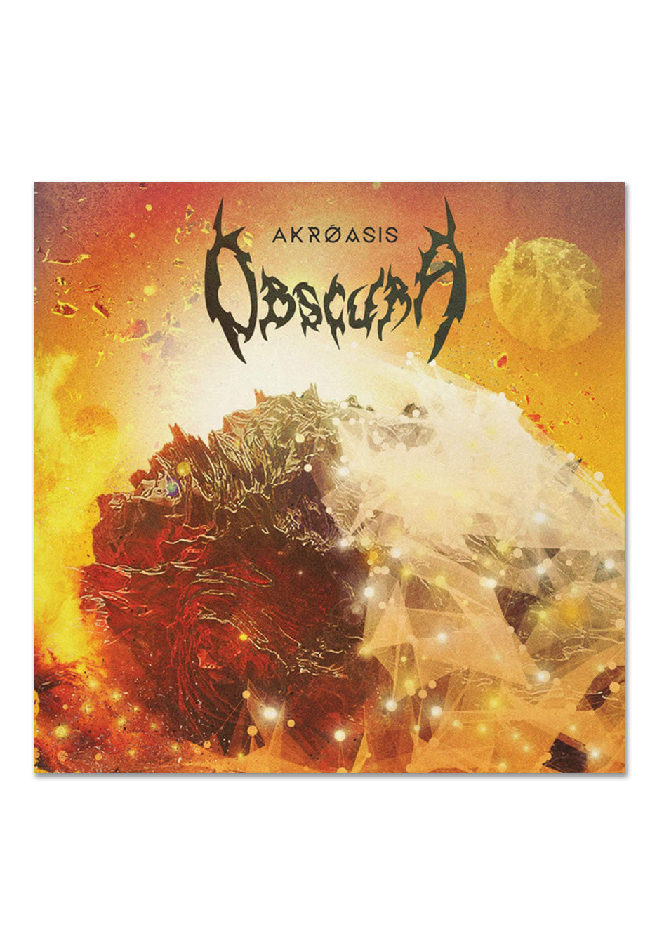 Obscura - Akroasis Red/Yellow/Bone - Splattered 2 Vinyl | Neutral-Image