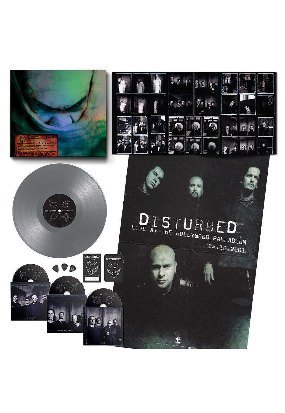 Disturbed - The Sickness (25th Anniversary) Ltd. - 3CD + Vinyl Boxset | Neutral-Image