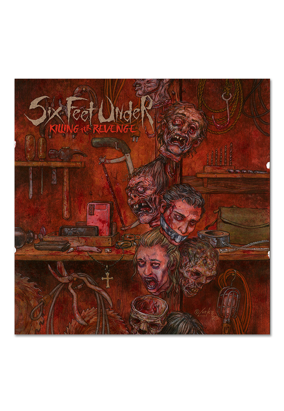 Six Feet Under - Killing For Revenge Ltd. Crusted Blood - Marbled Vinyl | Neutral-Image