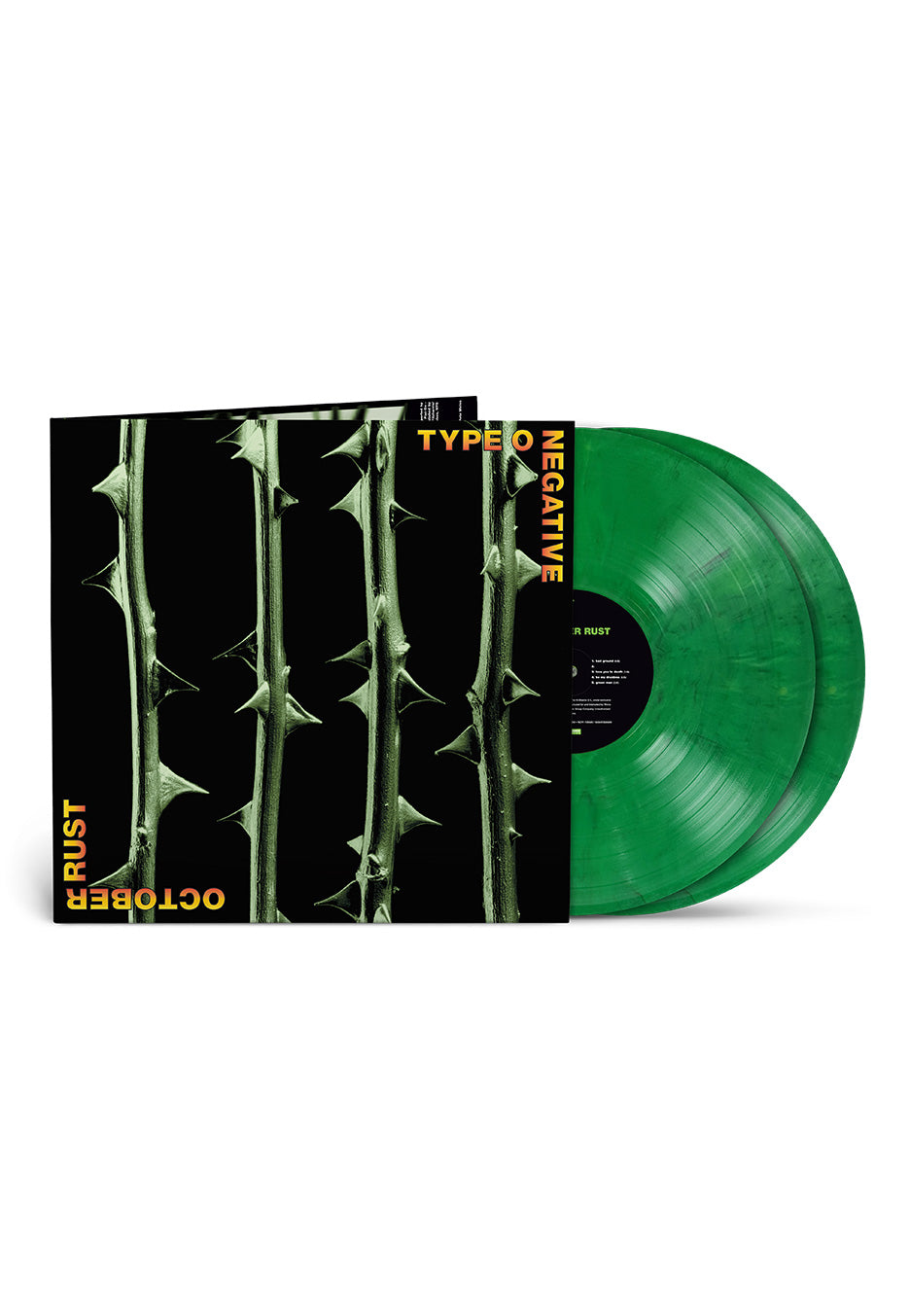 Type O Negative - October Rust Green & Black Marbled - Colored 2 Vinyl | Neutral-Image