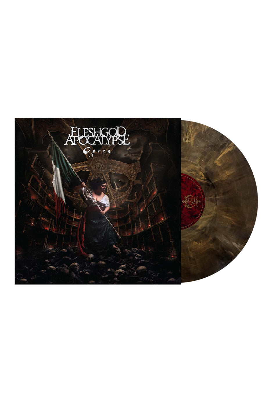 Fleshgod Apocalypse - Opera Ltd. Copper/ Black - Marbled Vinyl | Neutral-Image