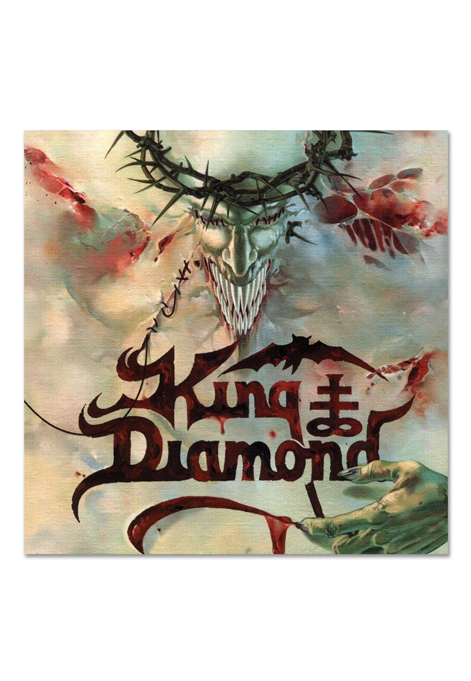 King Diamond - House Of God Ltd. White w/ Mint & Orange - Splattered 2 Vinyl | Neutral-Image