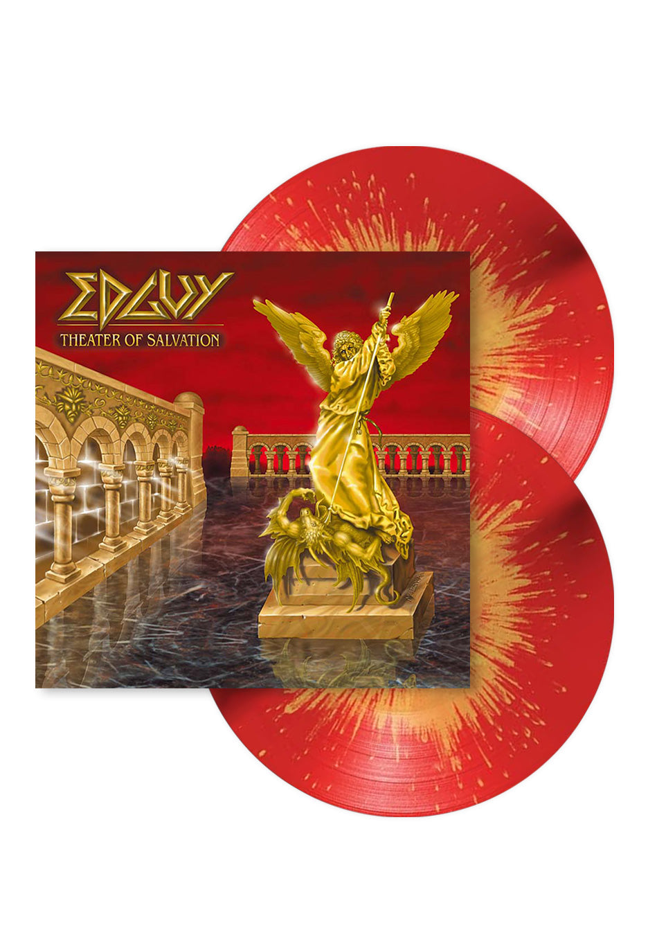 Edguy - Theater Of Salvation Red/Gold - Splattered 2 Vinyl | Neutral-Image