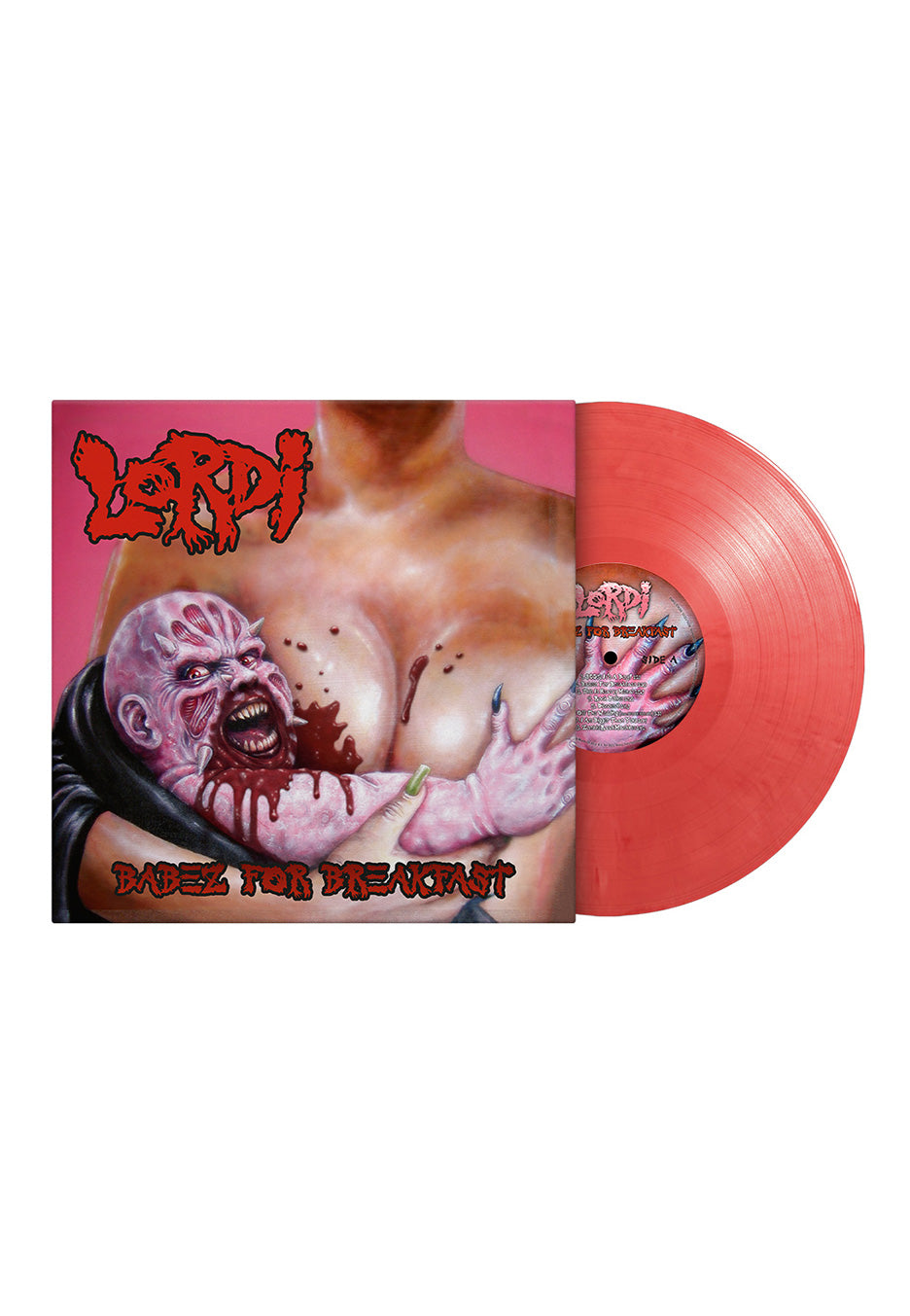 Lordi - Babez For Breakfast Ltd. Pink & Red - Marbled Vinyl | Neutral-Image