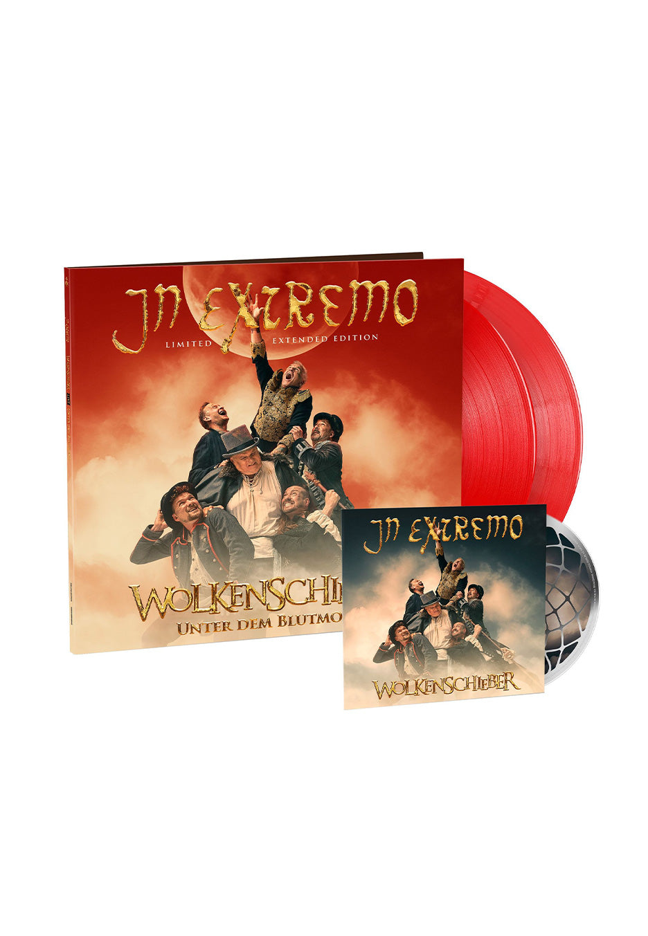 In Extremo - Wolkenschieber Ltd. Unter Dem Blutmond LIVE - Colored 2 Vinyl + CD | Neutral-Image