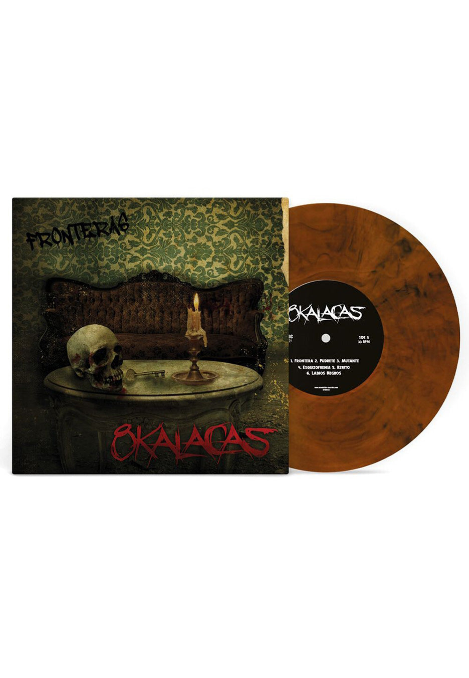 8 Kalacas - Fronteras Orange/Black - Marbled Vinyl | Neutral-Image