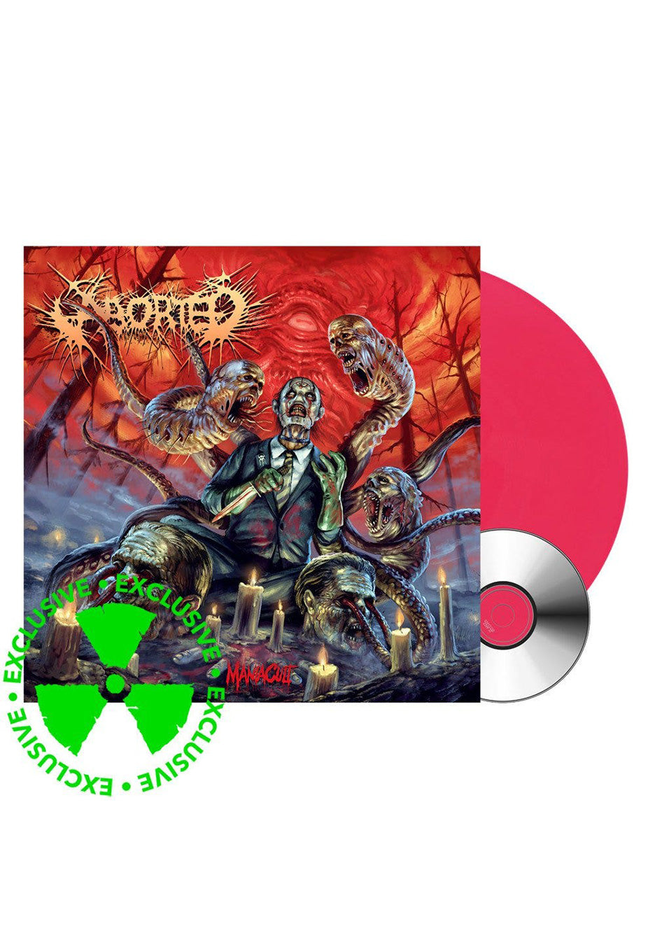 Aborted - Maniacult Opaque Hot Pink - Colored Vinyl +  CD | Neutral-Image