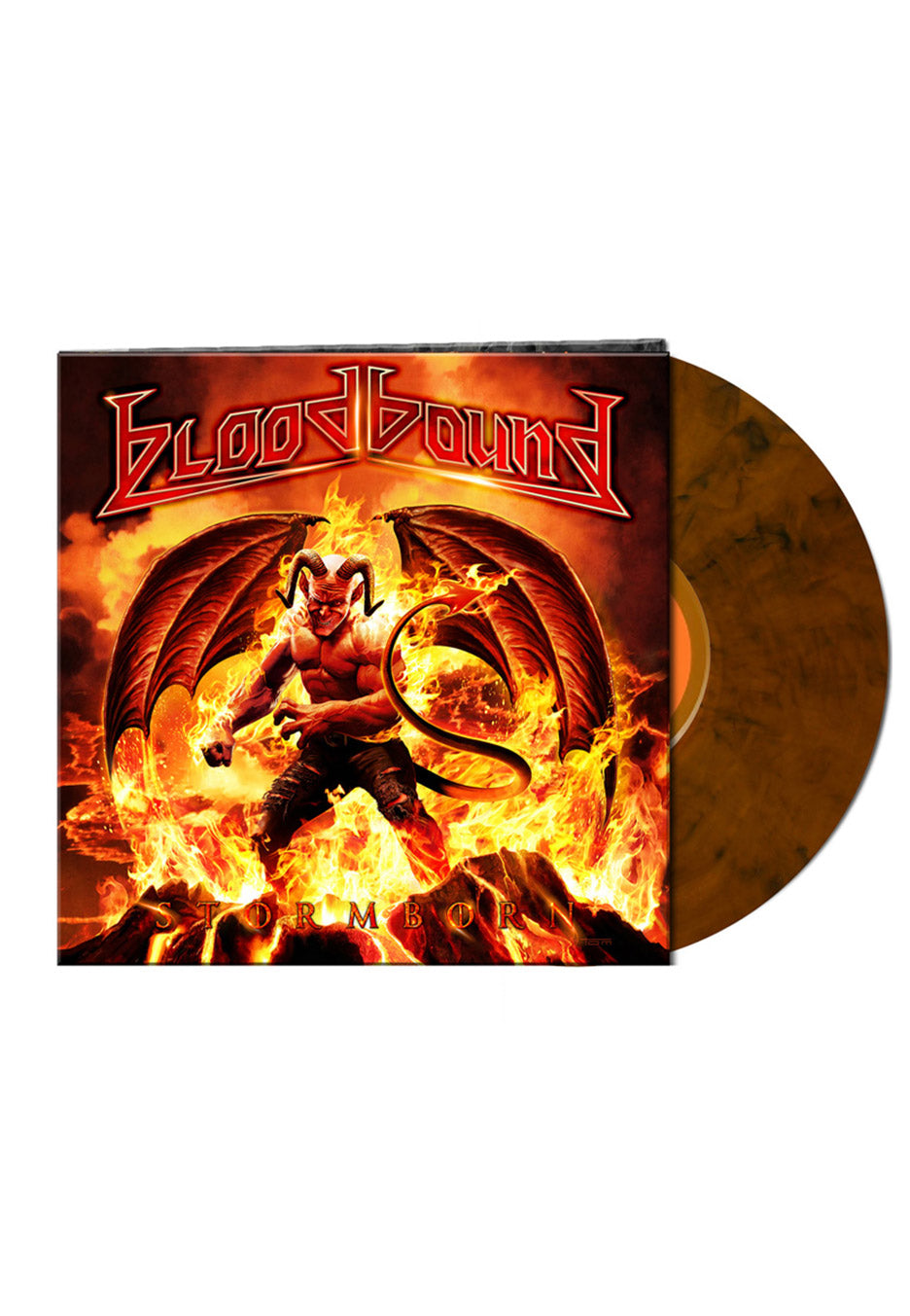 Bloodbound - Stormborn Ltd. Orange/Black - Marbled Vinyl | Neutral-Image