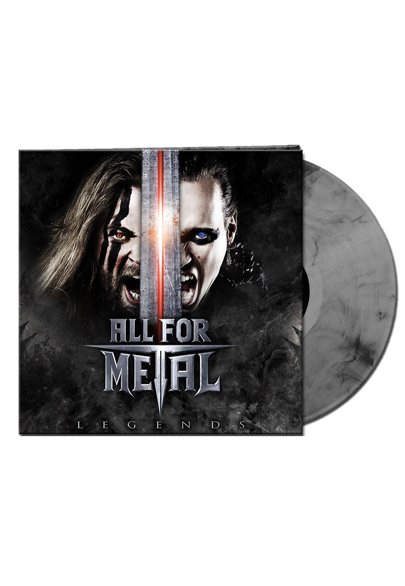 All For Metal - Legends Ltd. Silver/Black - Marbled Vinyl | Neutral-Image