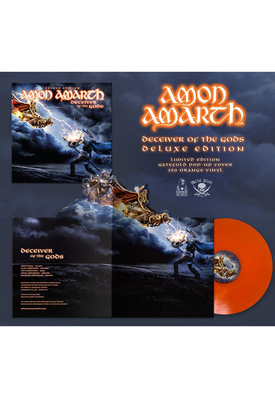 Amon Amarth - Deceiver Of The Gods Orange - Colored Vinyl | Neutral-Image