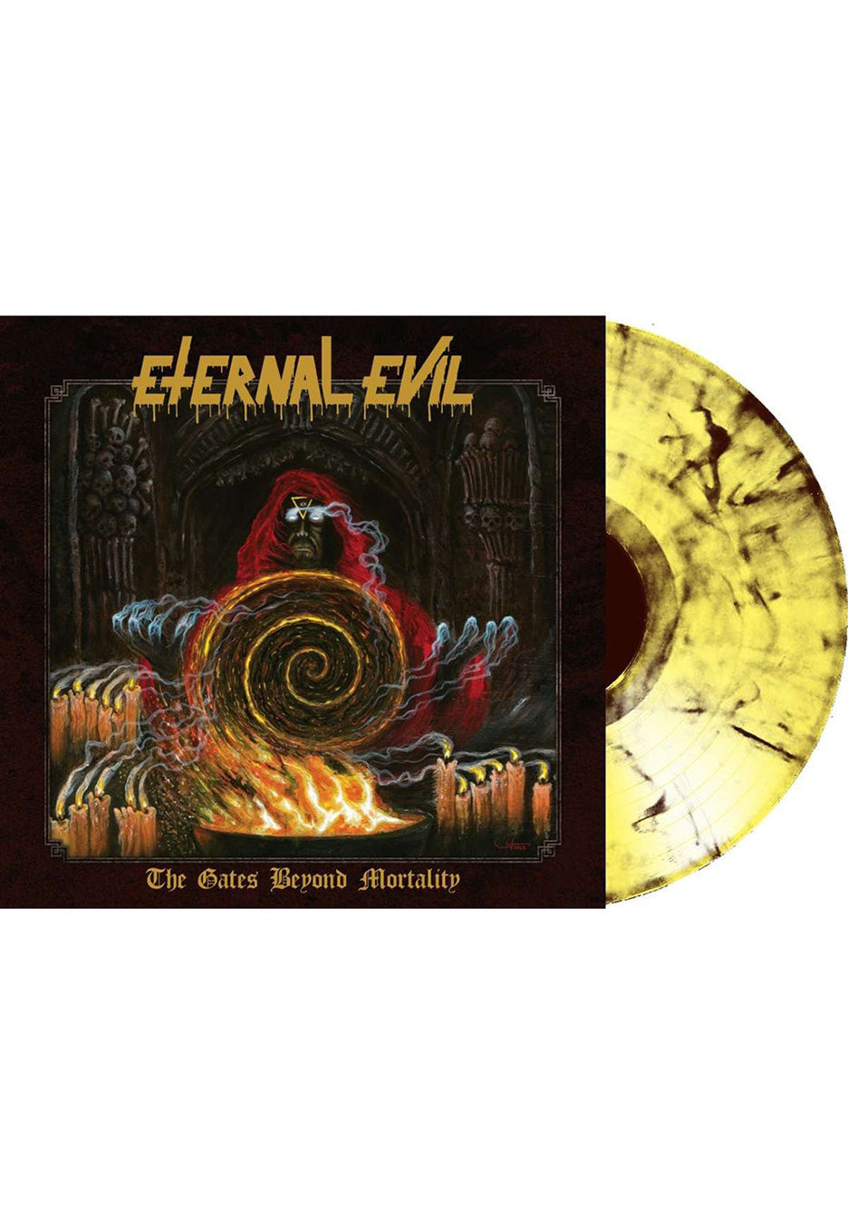 Eternal Evil - The Gates Beyond Mortality Amber - Marbled Vinyl | Neutral-Image