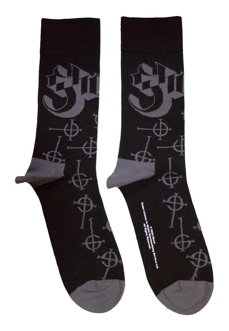 Ghost - Symbol Pattern - Socks | Neutral-Image