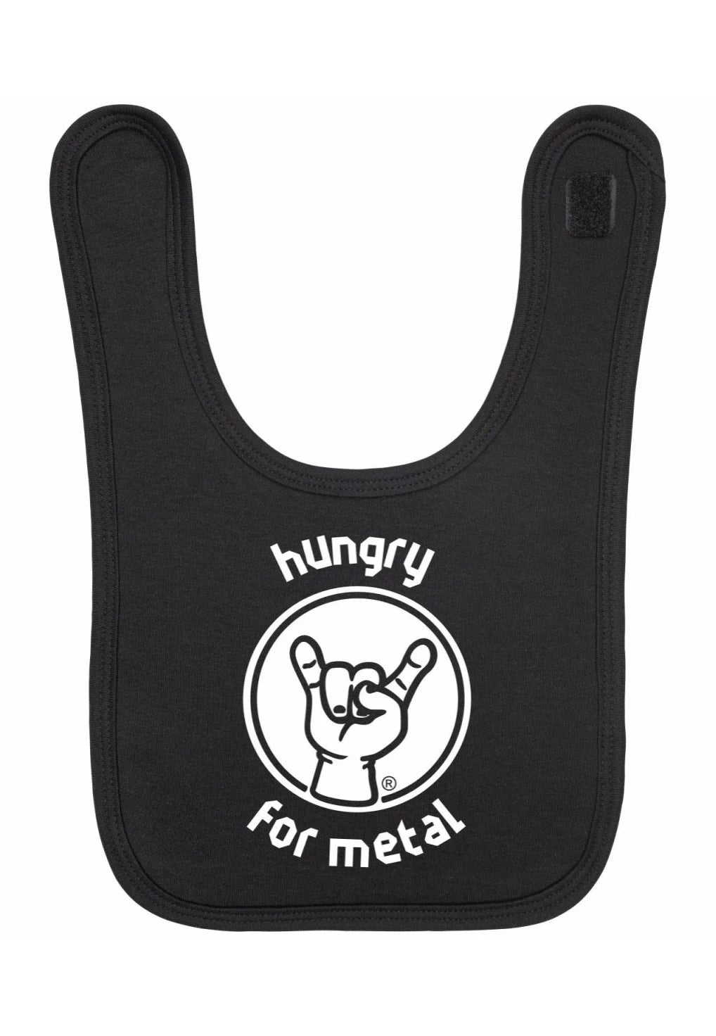 Metal Kids - Hungry For Metal - Baby Bib | Neutral-Image