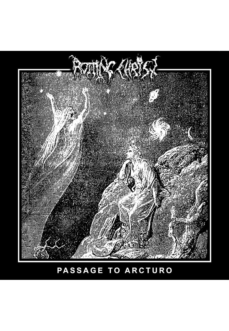 Rotting Christ - Passage To Arcturo Silver Black - Marbled Vinyl | Neutral-Image