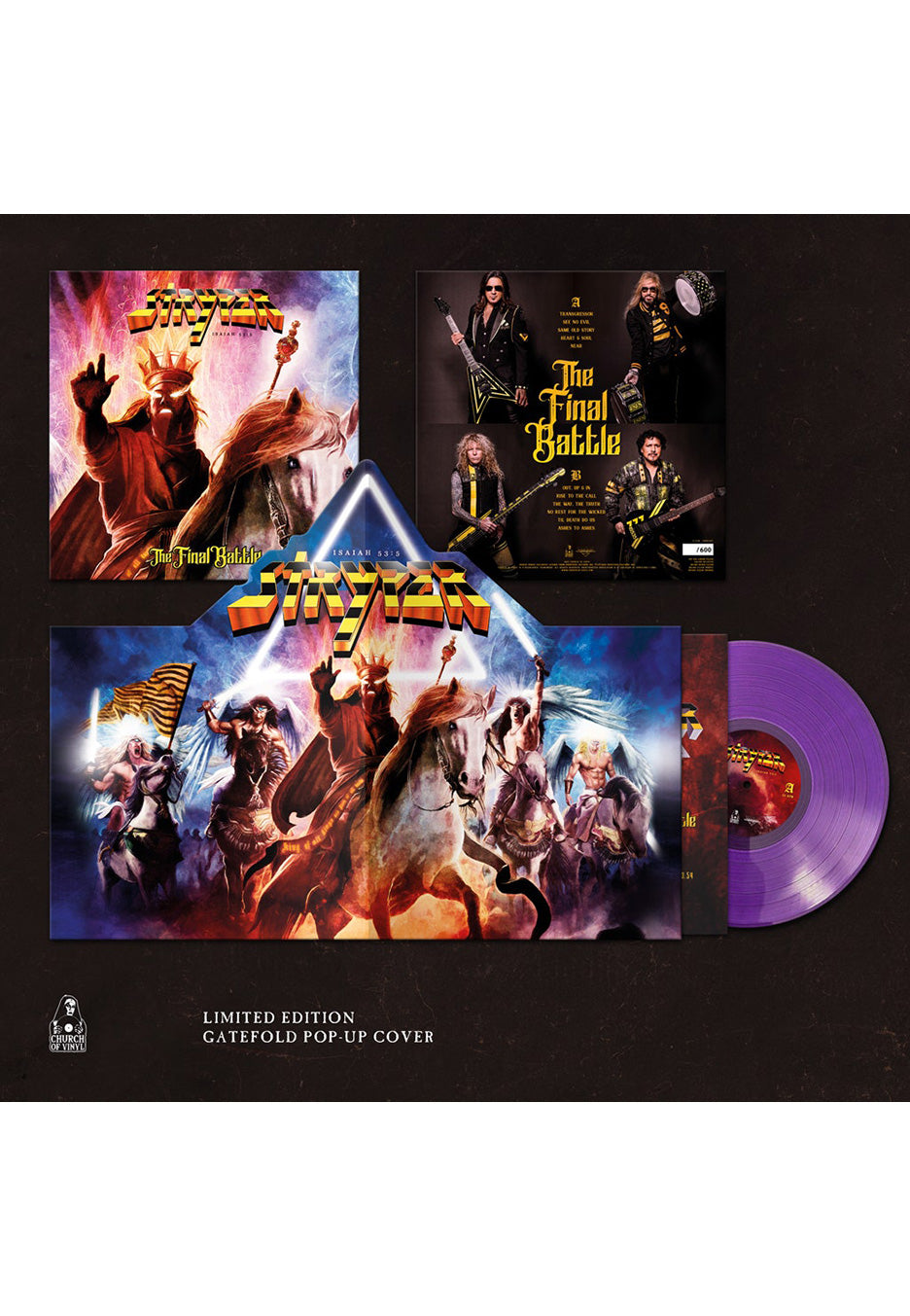 Stryper - The Final Battle Pop-Up Purple - Colored Vinyl | Neutral-Image