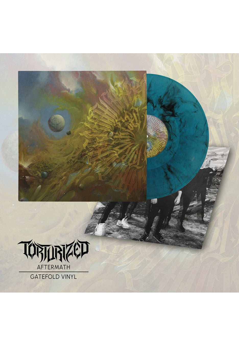 Torturized - Aftermath Curacao Blue Black - Marbled Vinyl | Neutral-Image