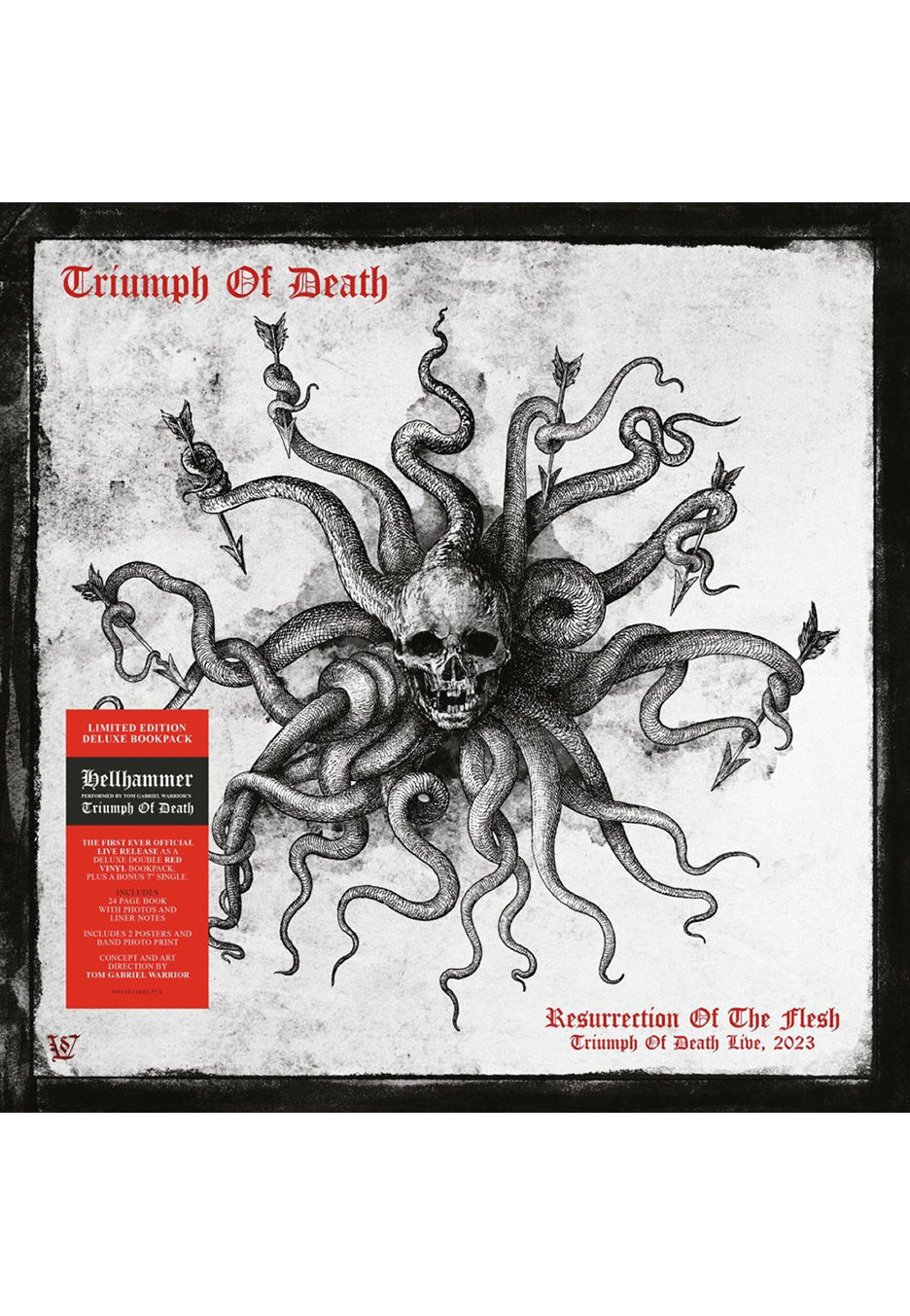 Triumph Of Death - Resurrection Of The Flesh Red - Colored 2 Vinyl + 7 Inch | Neutral-Image