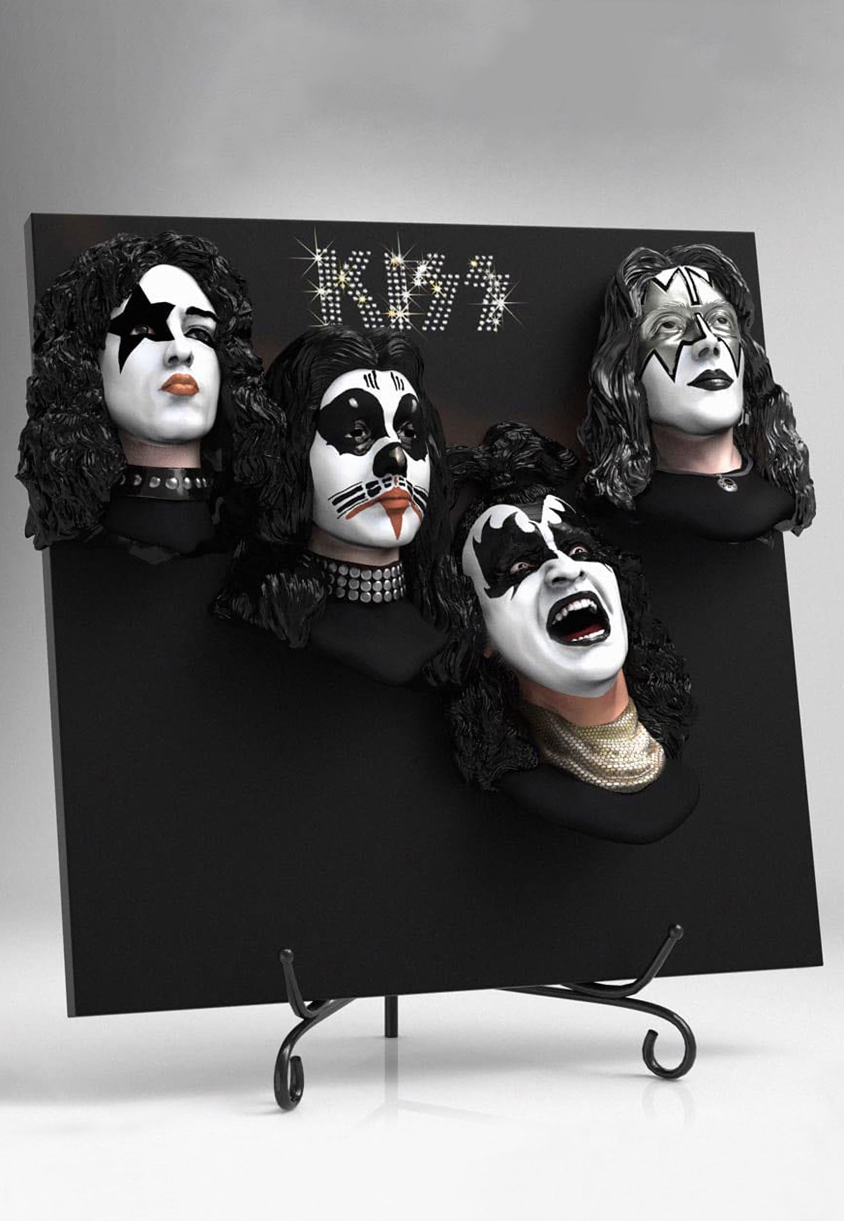 Kiss - Debut Album 3D Vinyl - Statue | Neutral-Image