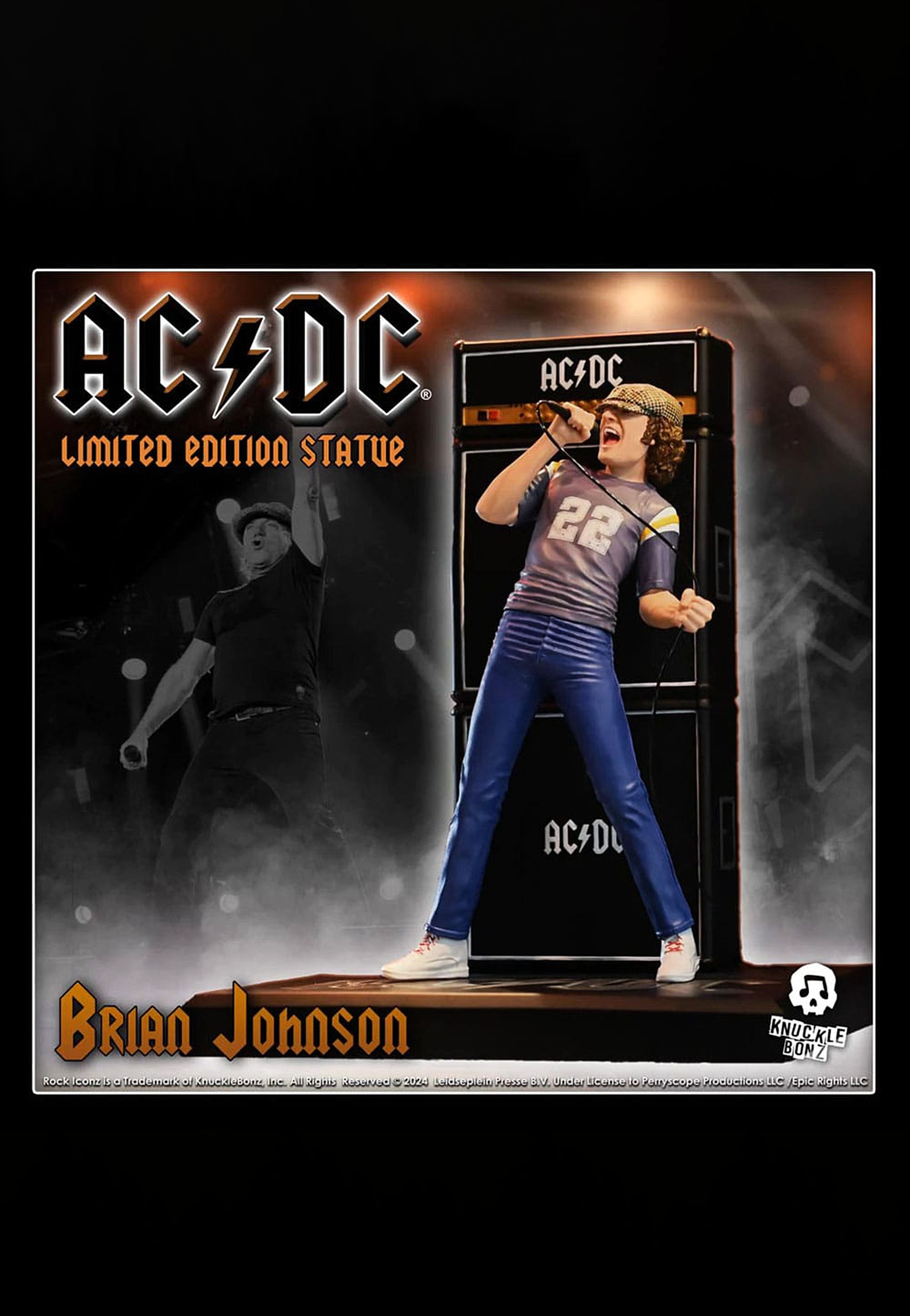 AC/DC - Brian Johnson Rock Iconz - Statue | Neutral-Image